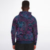 Digital (Pink & Navy) Zip-Up Hoodie