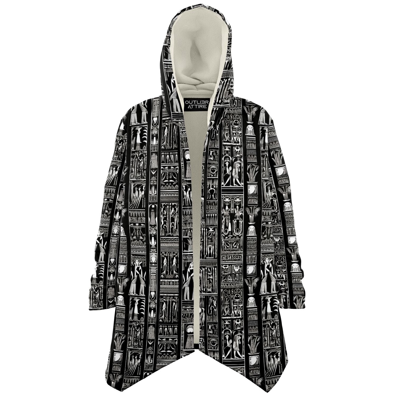 Hieroglyphics Microfleece Cloak