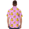 Happy Mother Ducker (Pink) Button Down Shirt