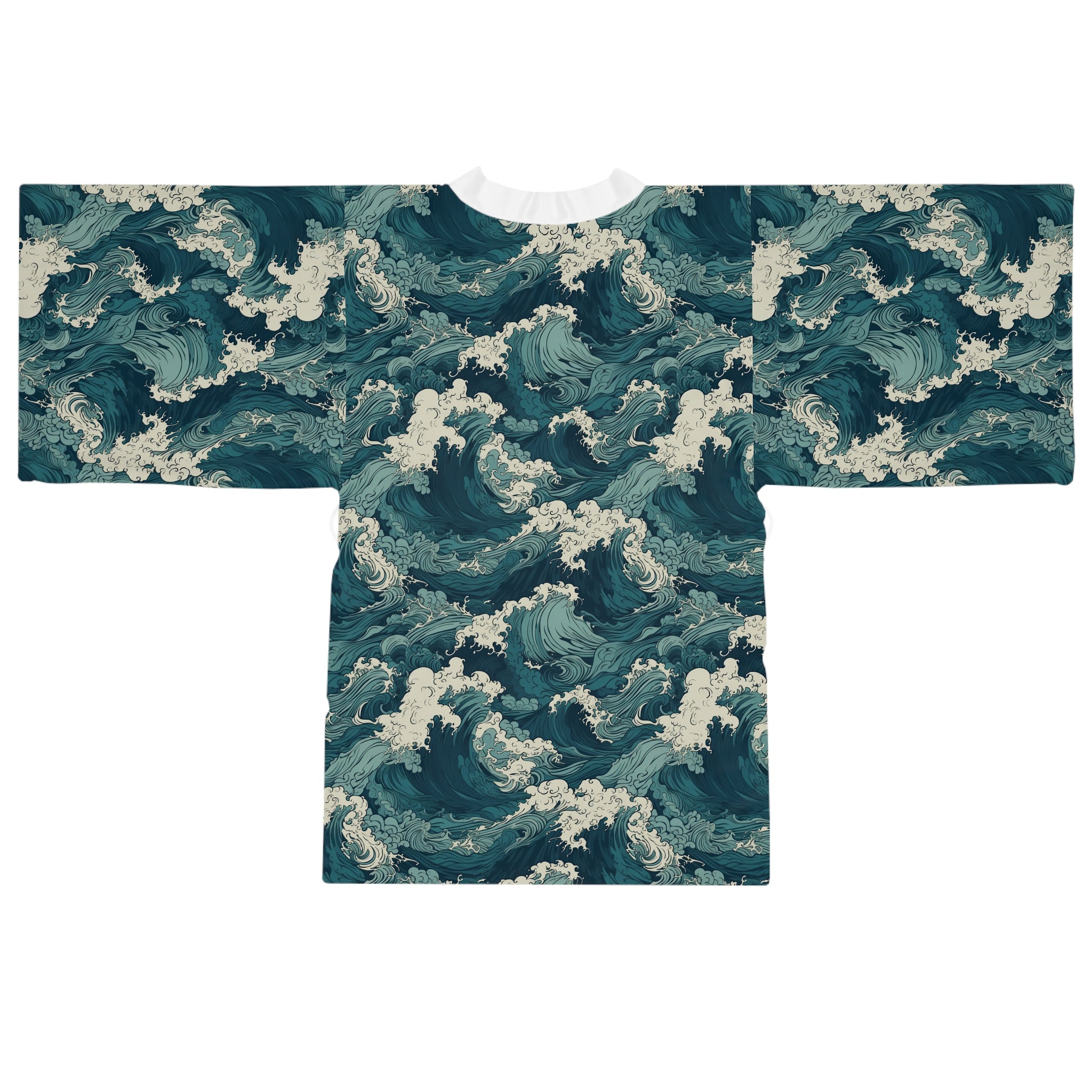 Pacific Waves Kimono Robe