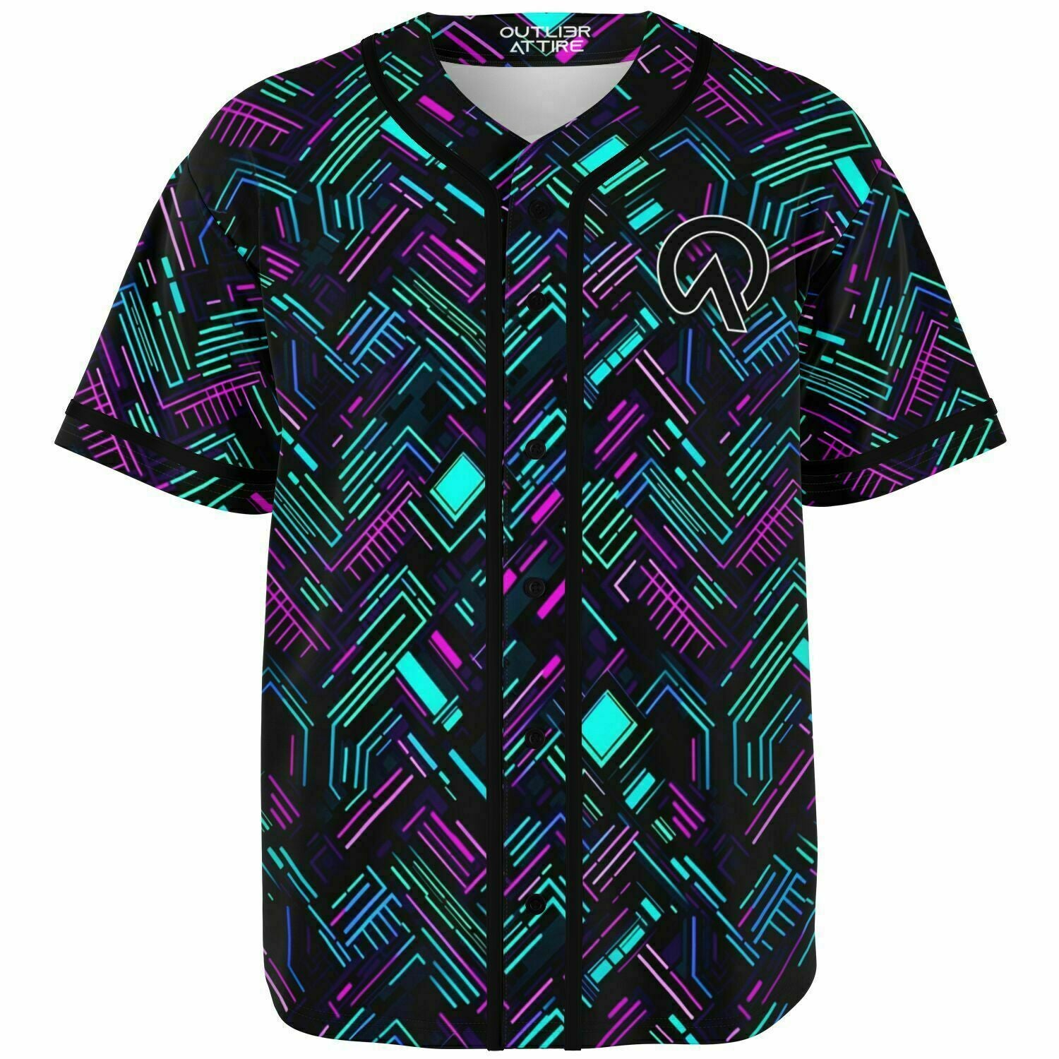 Synthwave Baseball Jersey