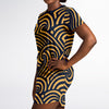 Tribal Waves T-Shirt Dress