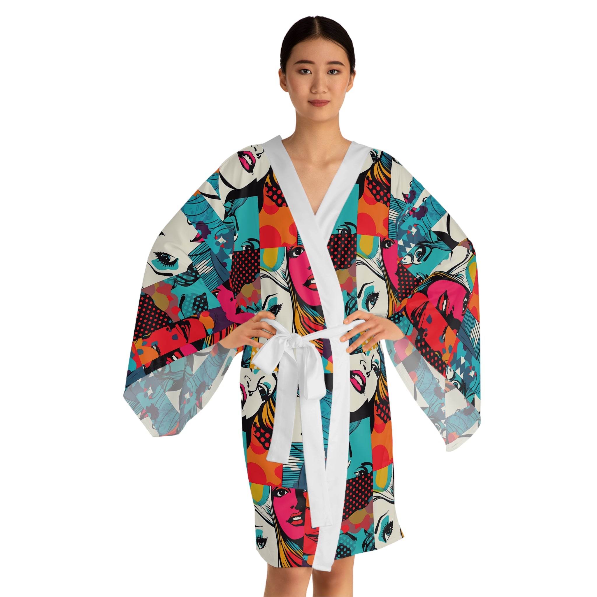 Pop Art Kimono Robe