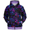 Camo Purple Rain Zip-Up Hoodie