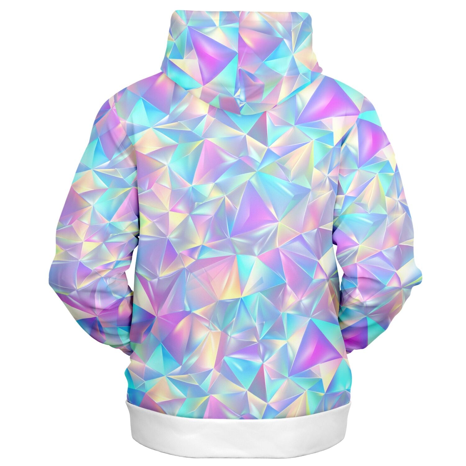 Prismatic Diamond Zip-Up Hoodie