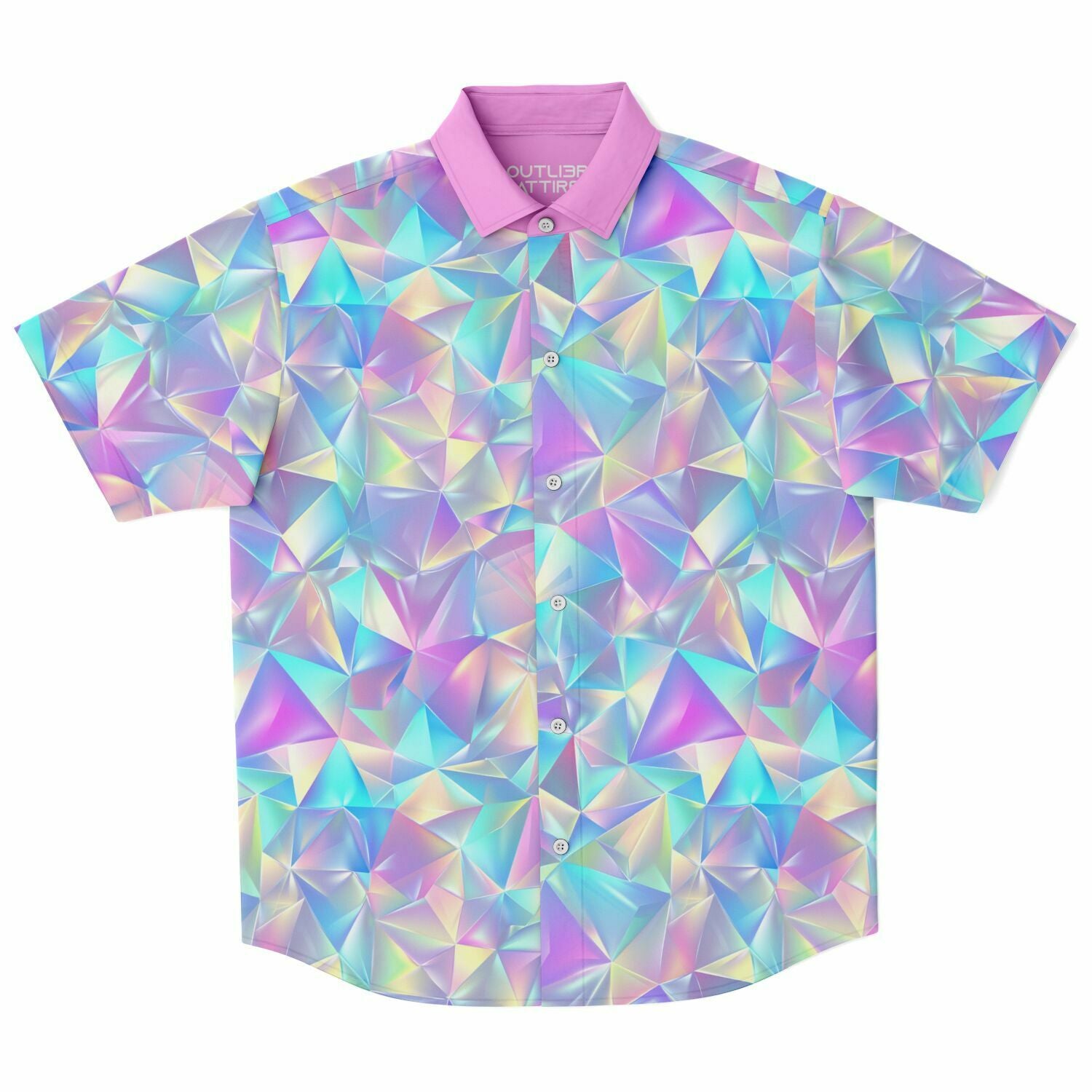 Prismatic Diamond Button Down Shirt