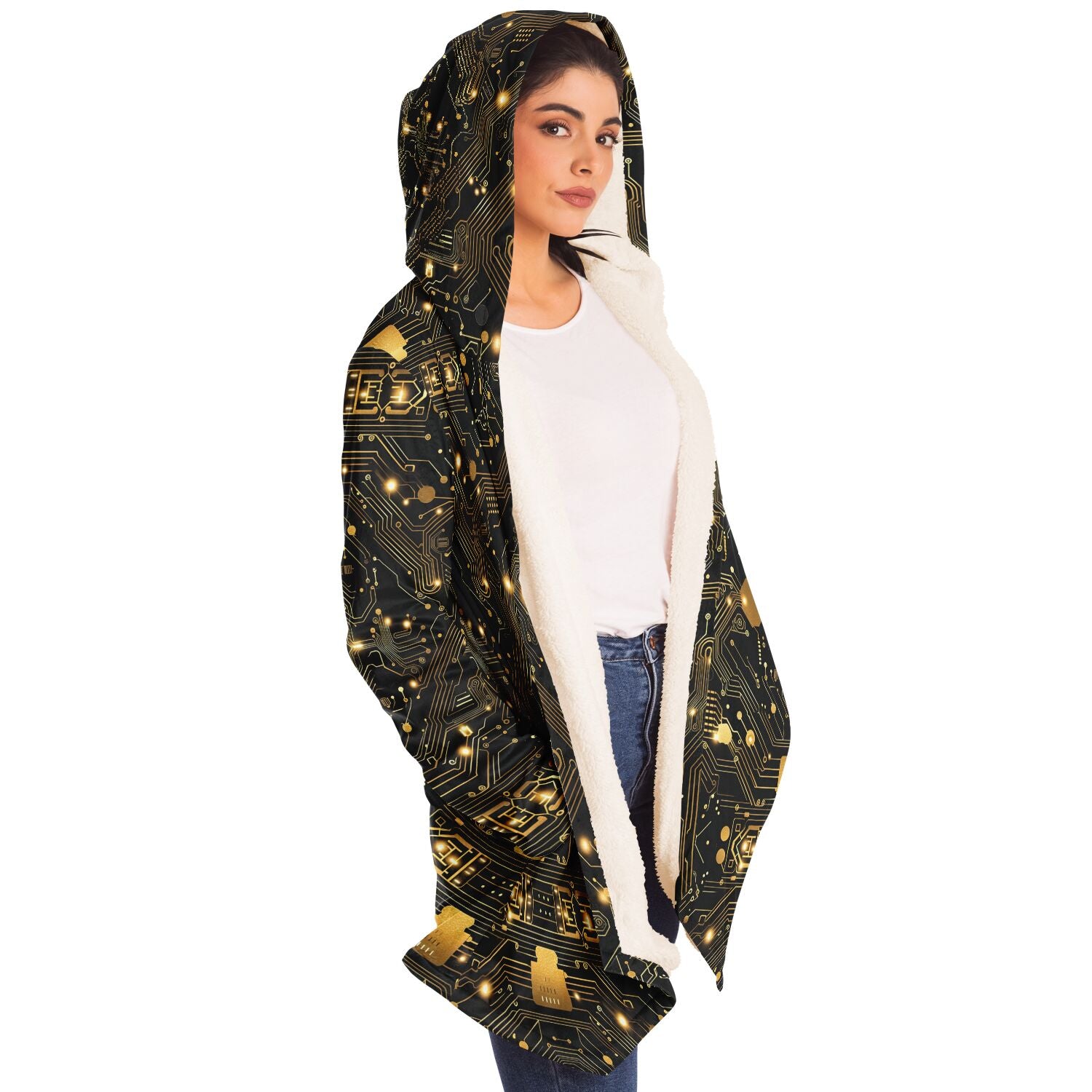 Technology Tree Microfleece Cloak