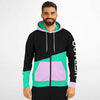 Duo Tone (Mint & Pink) Zip-Up Hoodie