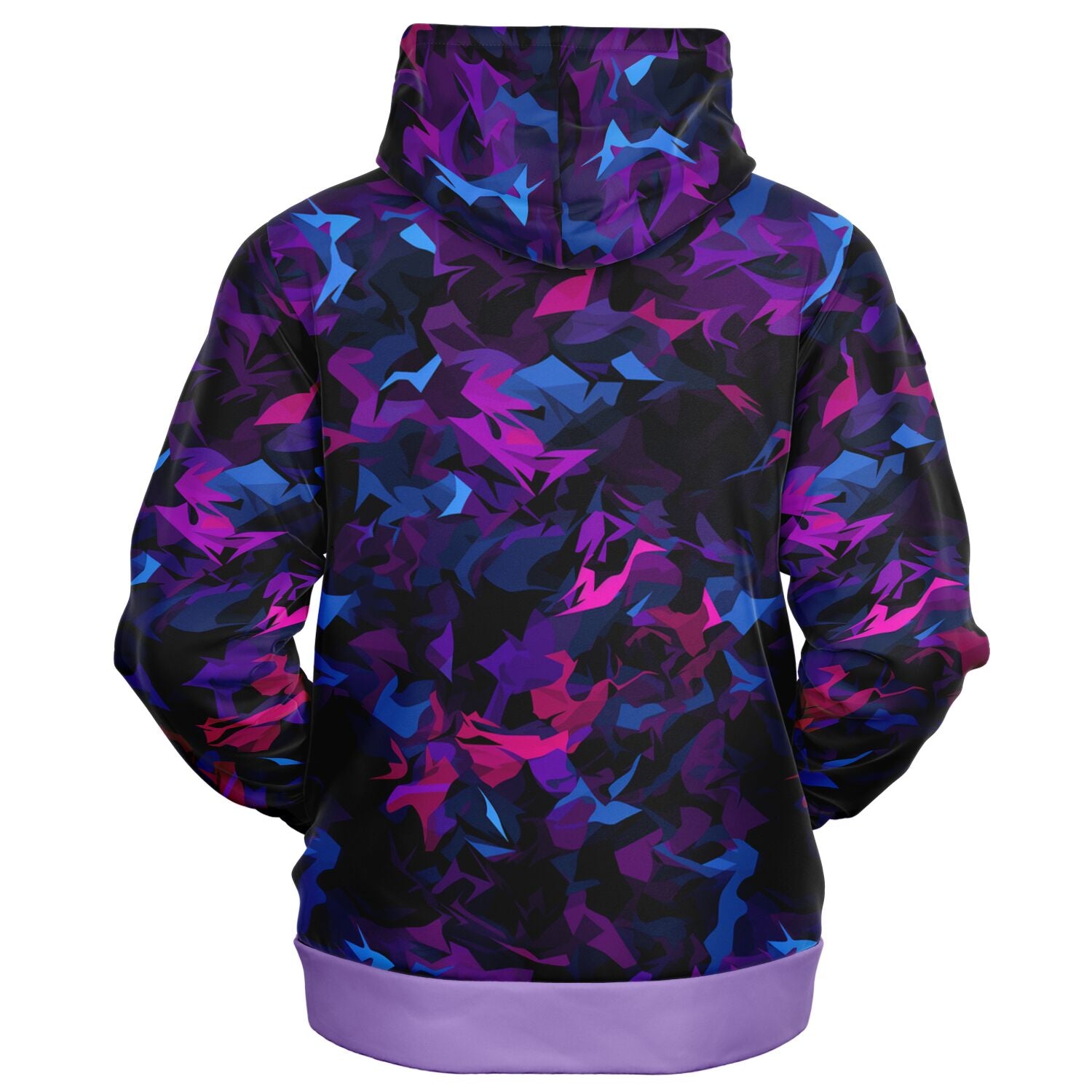 Camo Purple Rain Zip-Up Hoodie