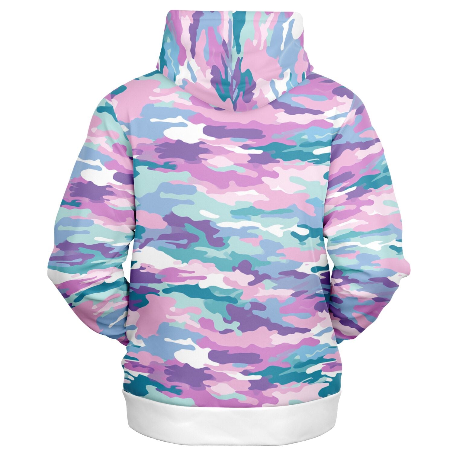 Camo Cotton Candy Zip-Up Hoodie