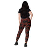 Tribal (Red) Leggings with pockets