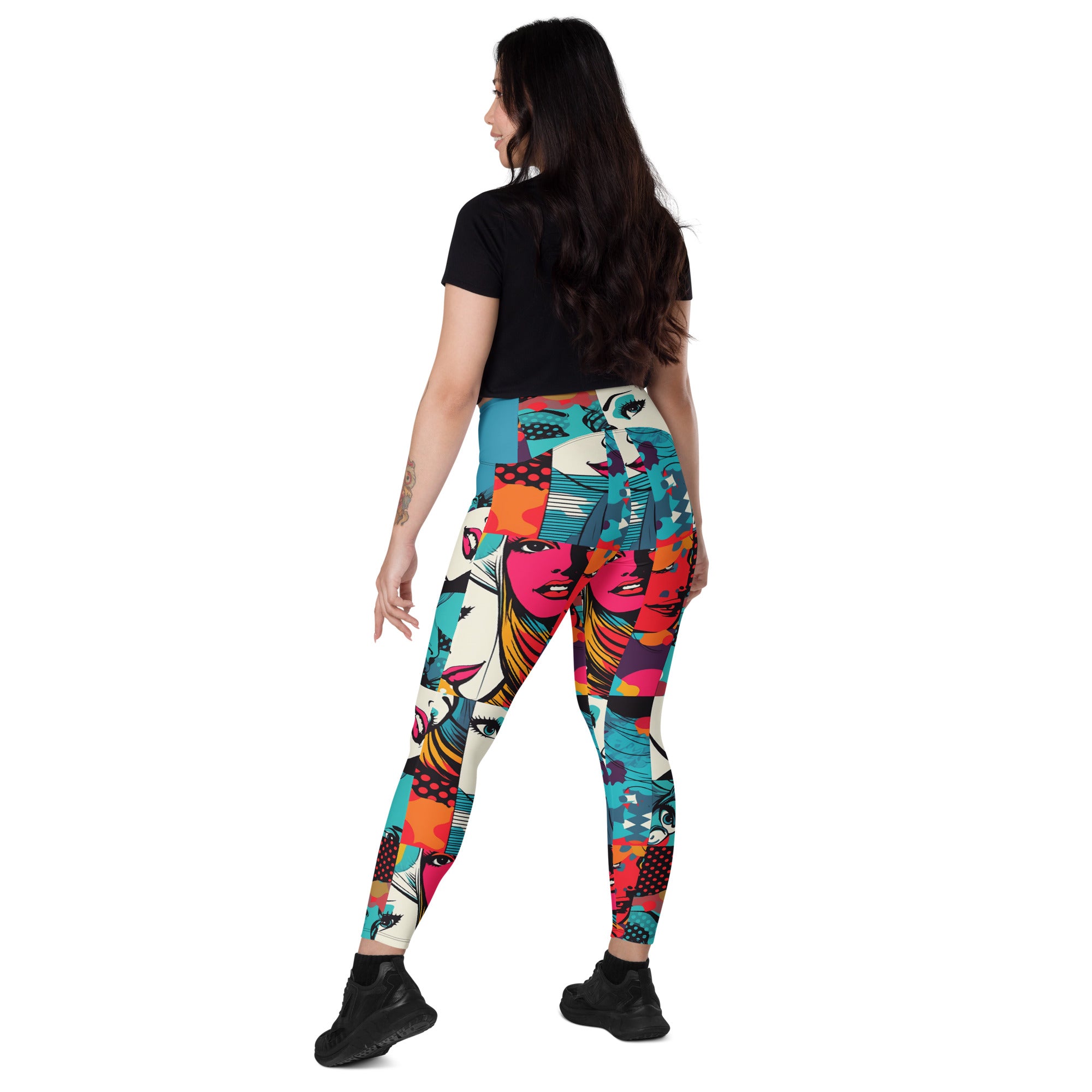 Pop Art Leggings with pockets