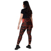 Tribal (Red) Leggings with pockets