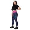 Digital (Pink & Navy) Leggings with pockets