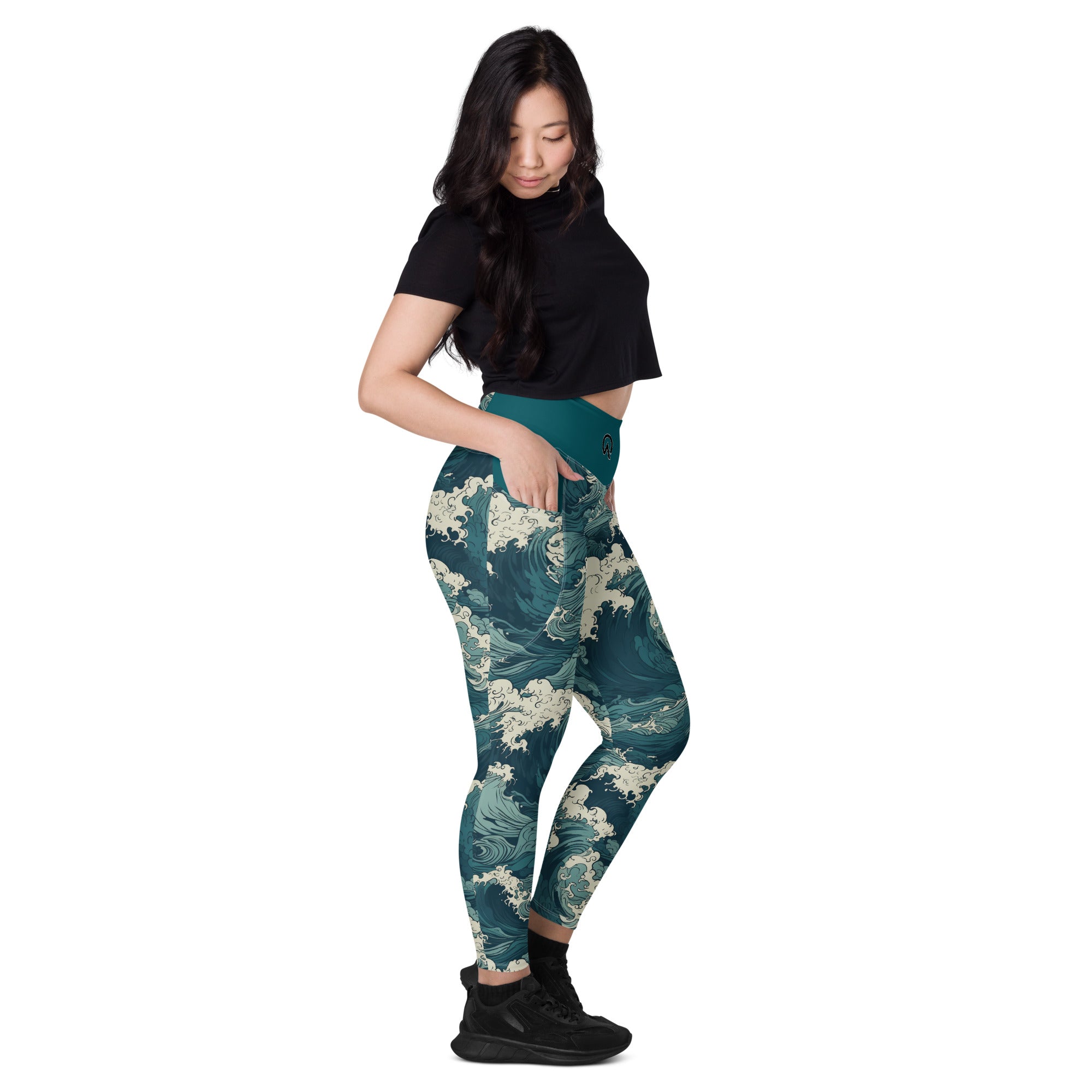 Pacific Waves Leggings with pockets