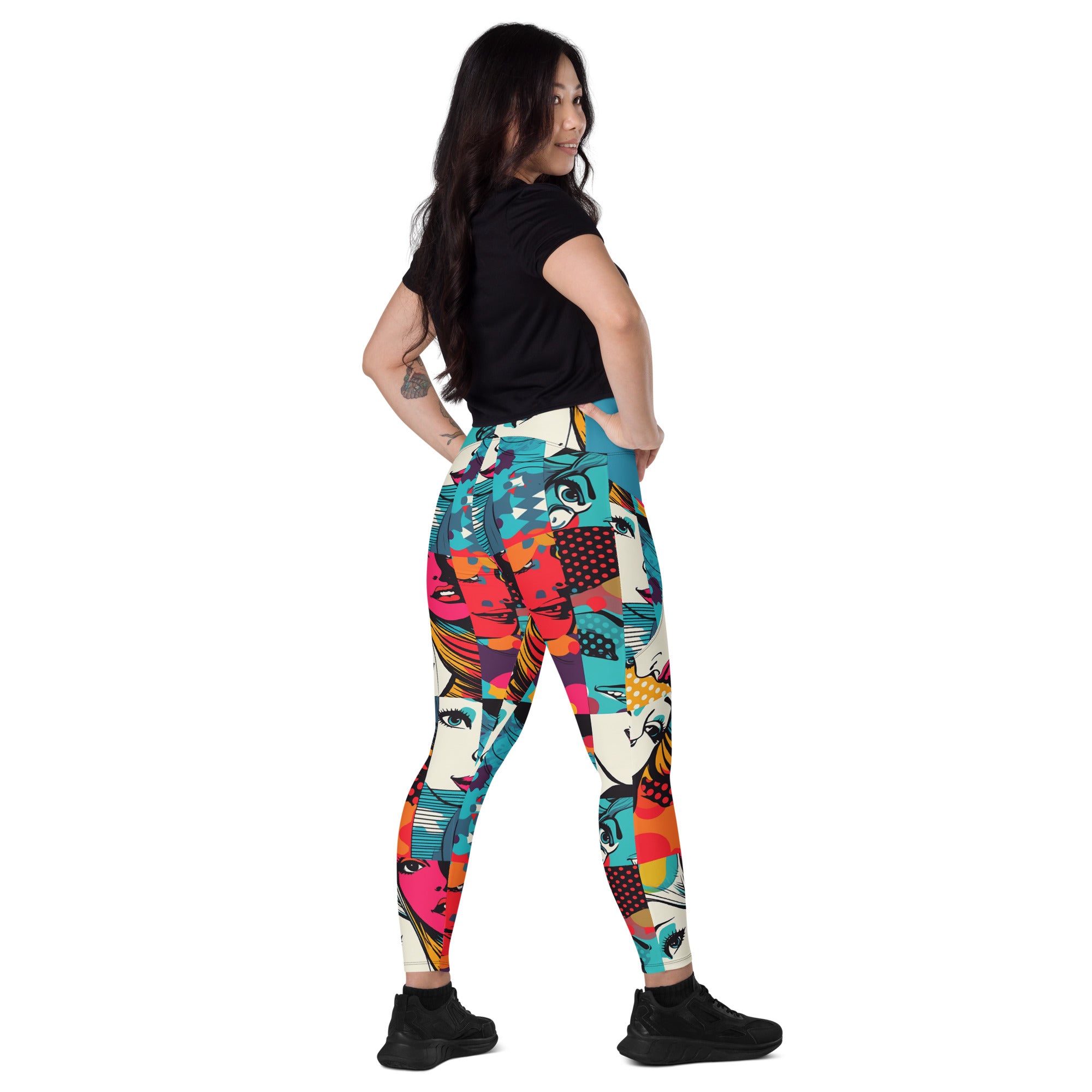 Pop Art Leggings with pockets