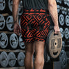 Tribal (Red) Men's Athletic Shorts