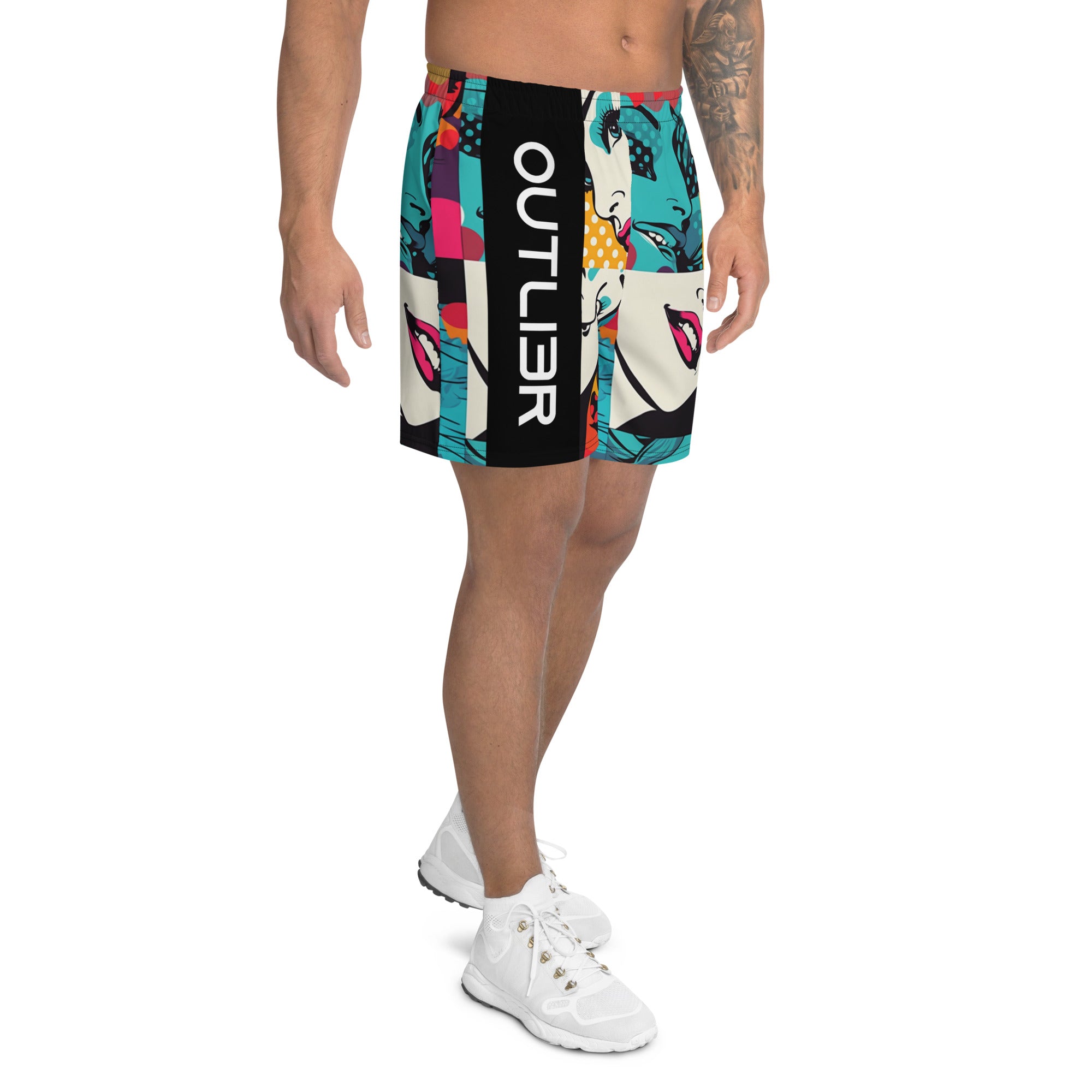 Pop Art Men's Athletic Shorts