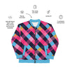 Cotton Candy Plaid Bomber Jacket