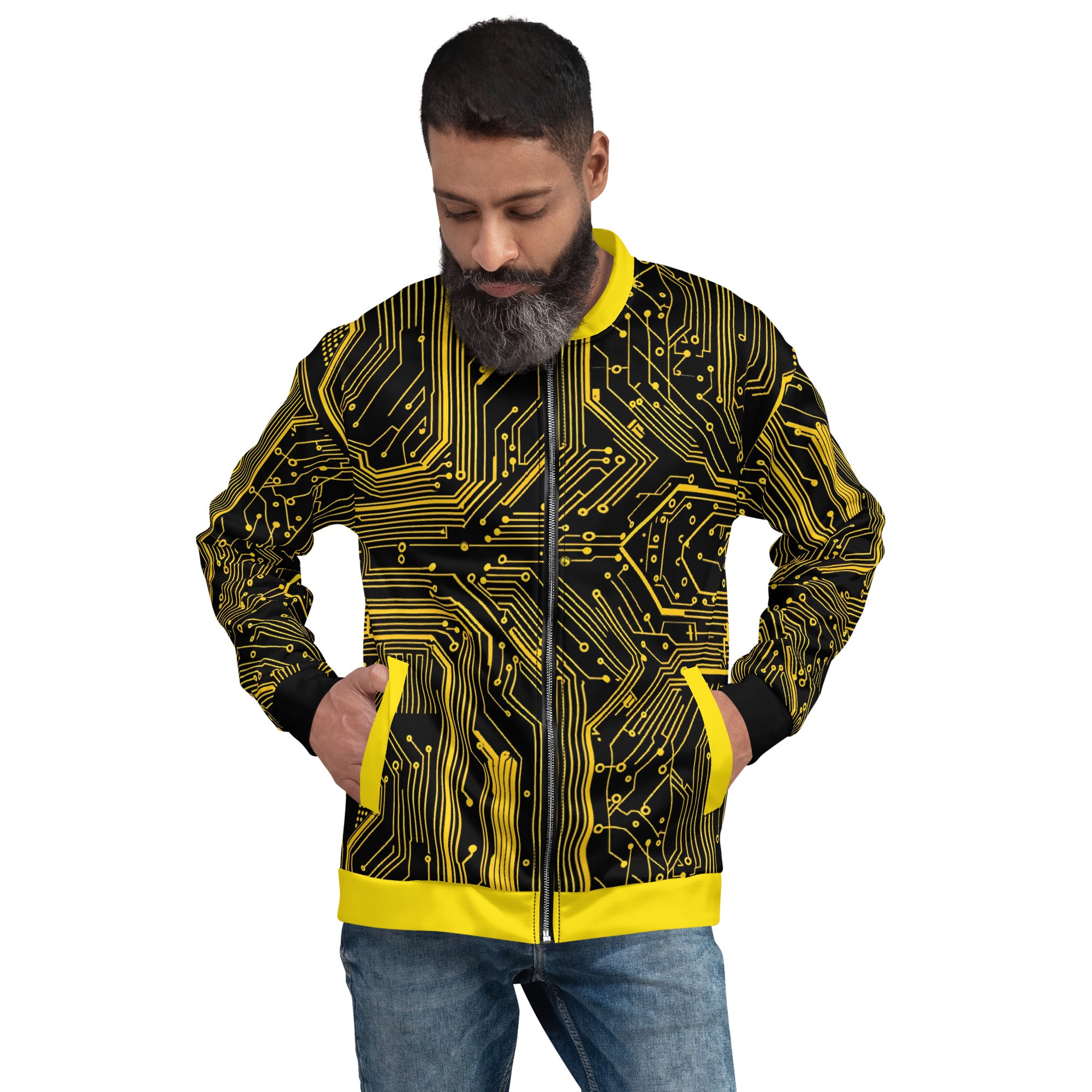 Digital High Voltage Bomber Jacket