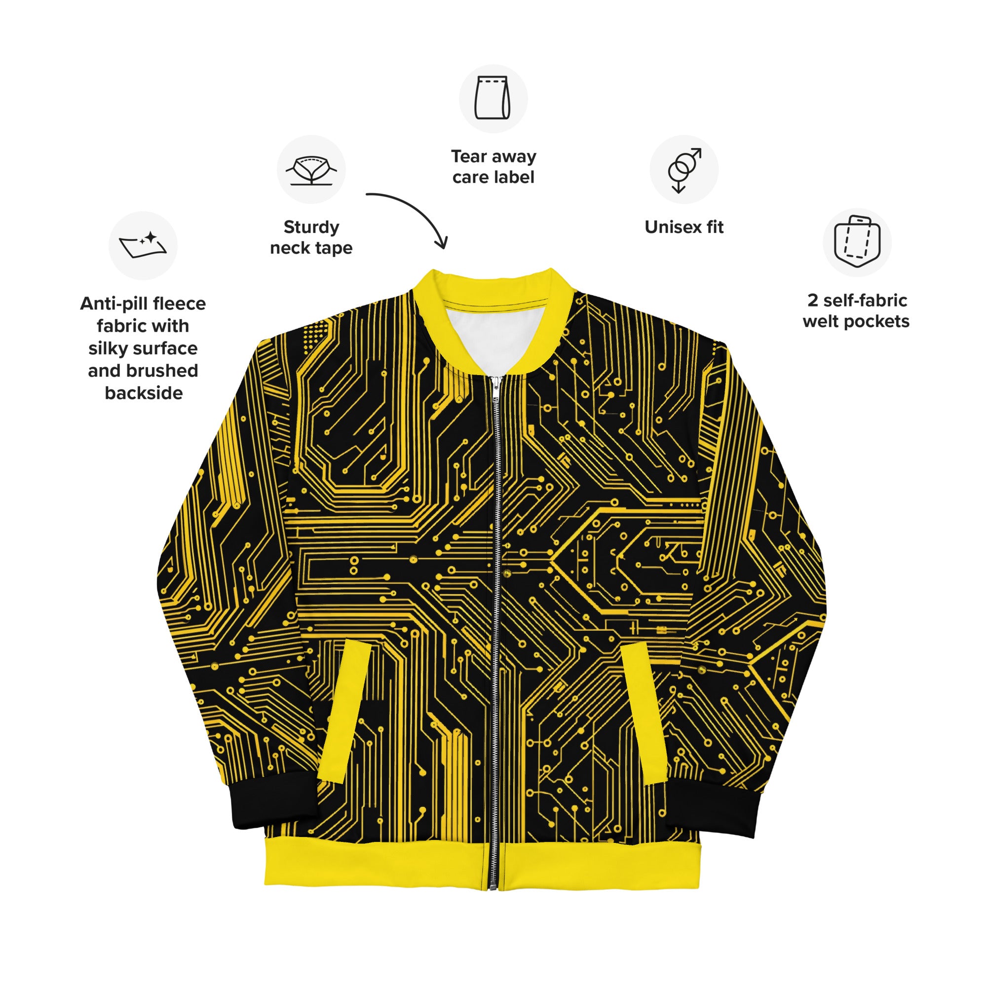 Digital High Voltage Bomber Jacket