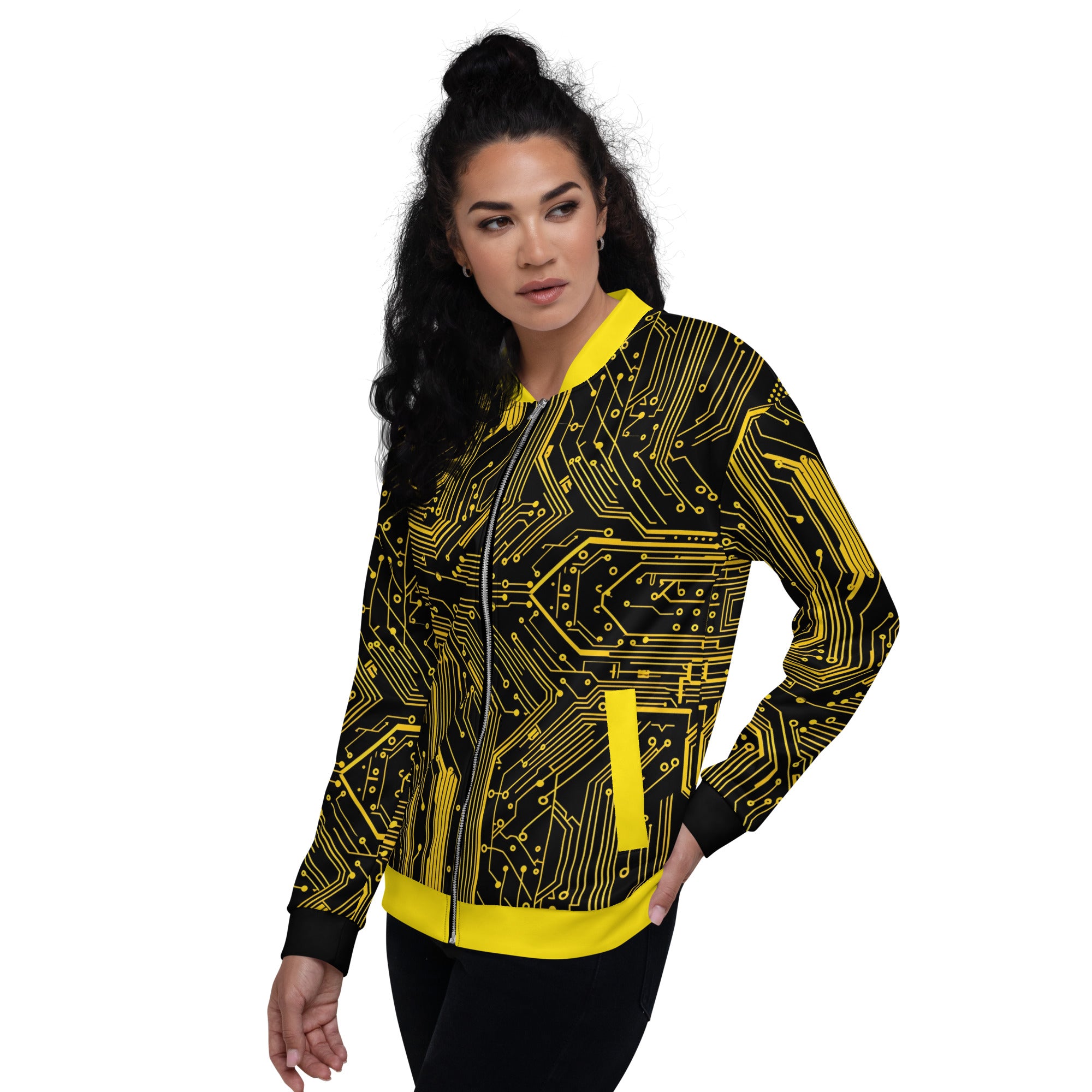 Digital High Voltage Bomber Jacket