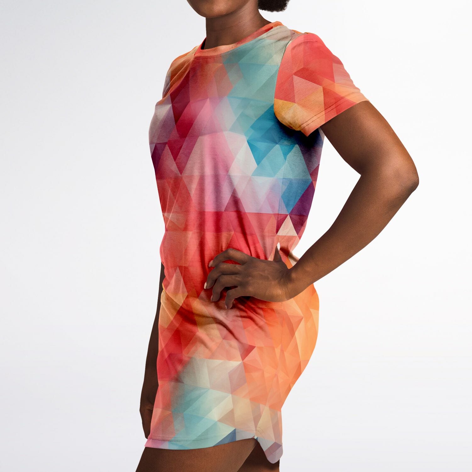 Prismatic T-Shirt Dress