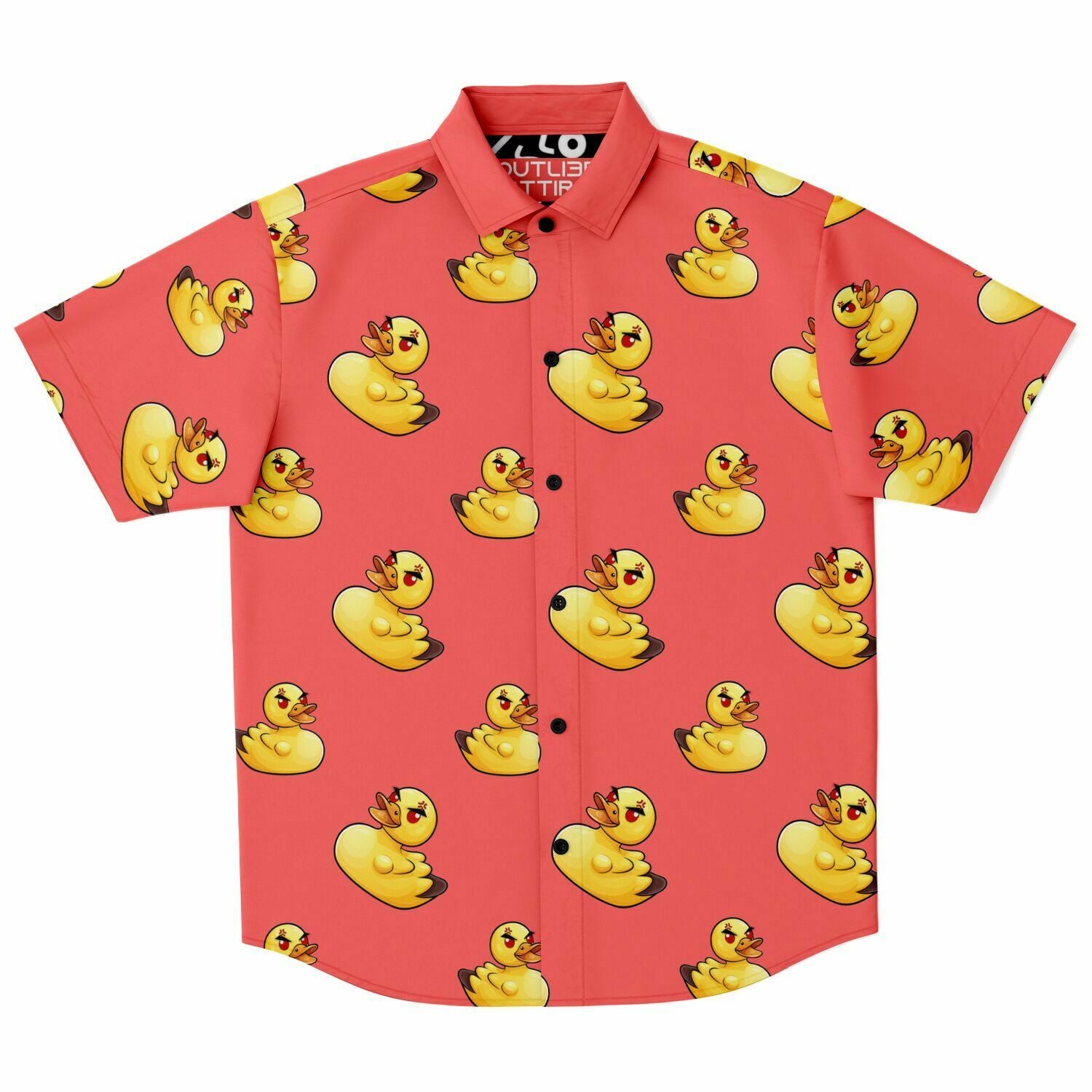 Angry Mother Ducker (Red) Button Down Shirt