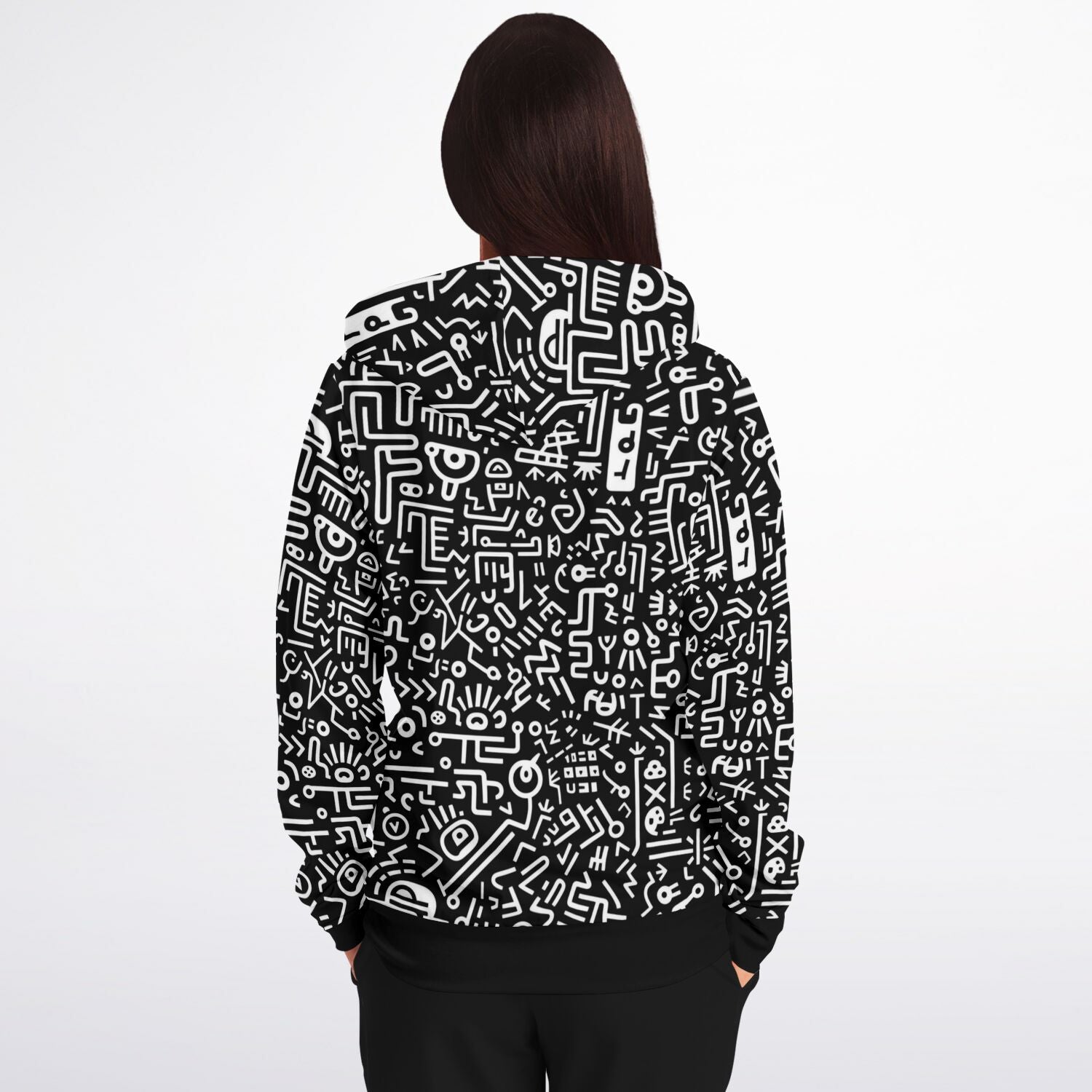 Doodle Zip-Up Hoodie