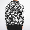 Tribal (White) Zip-Up Hoodie