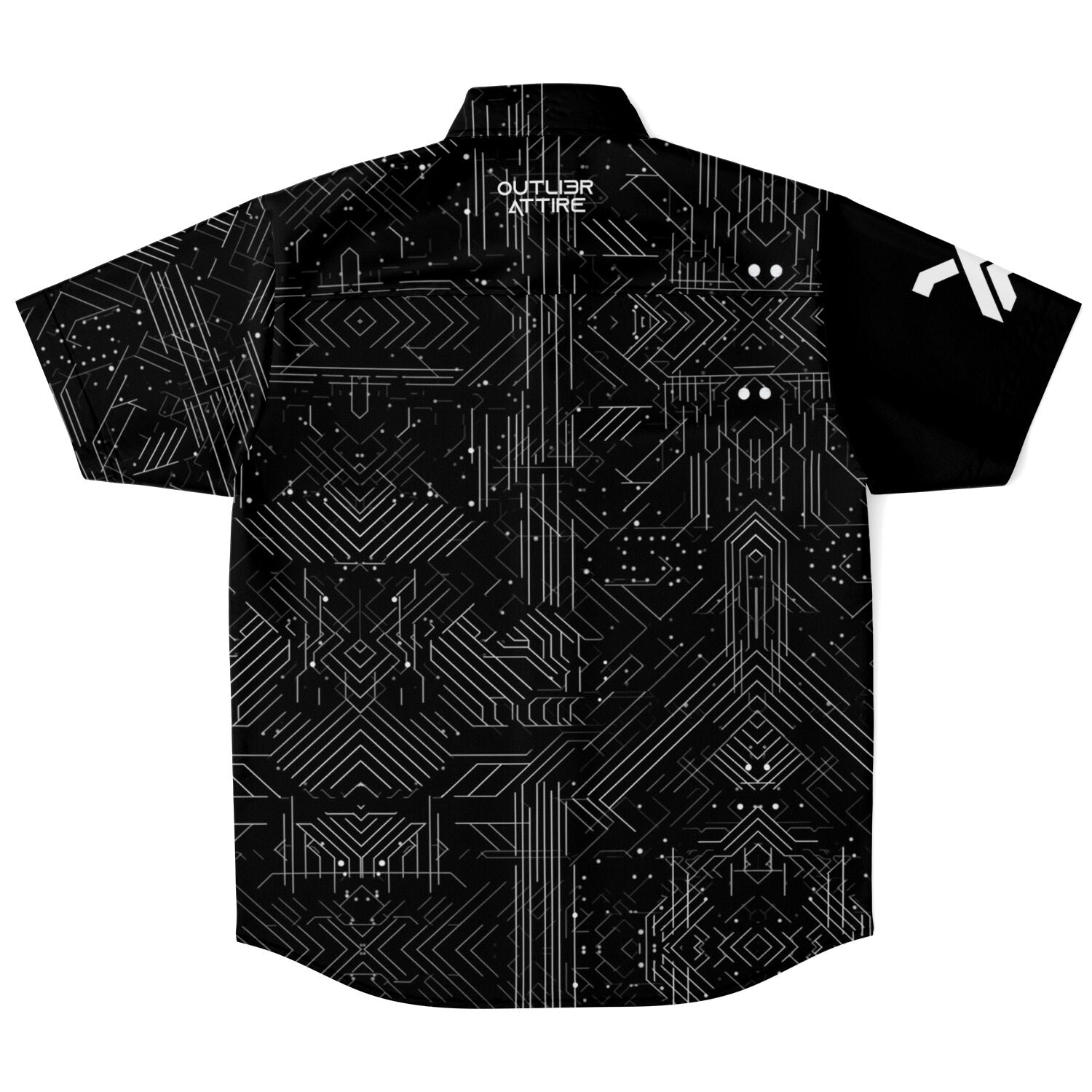 Digital (Black) Button Down Shirt