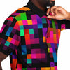 Pixel Perfect Short Sleeve Button Down Shirt