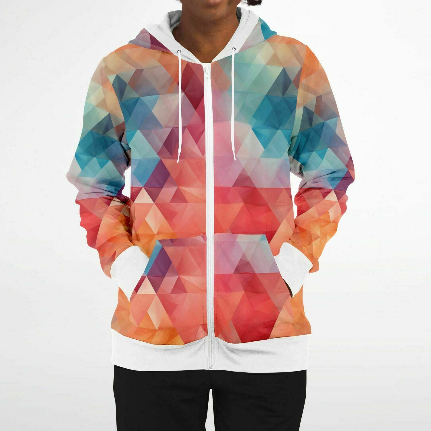 Prismatic Zip-Up Hoodie