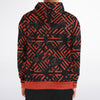 Tribal (Red) Zip-Up Hoodie