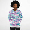 Camo Cotton Candy Zip-Up Hoodie