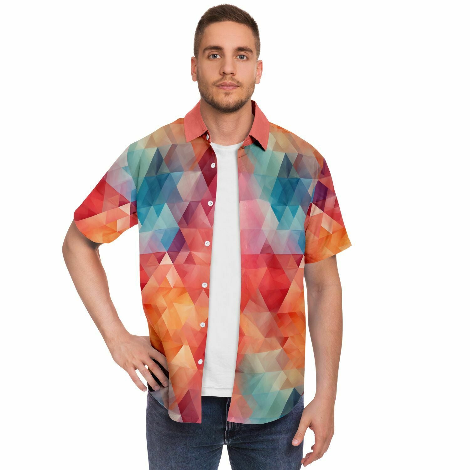 Prismatic Button Down Shirt