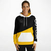 Duo Tone (White & Yellow) Pullover Hoodie