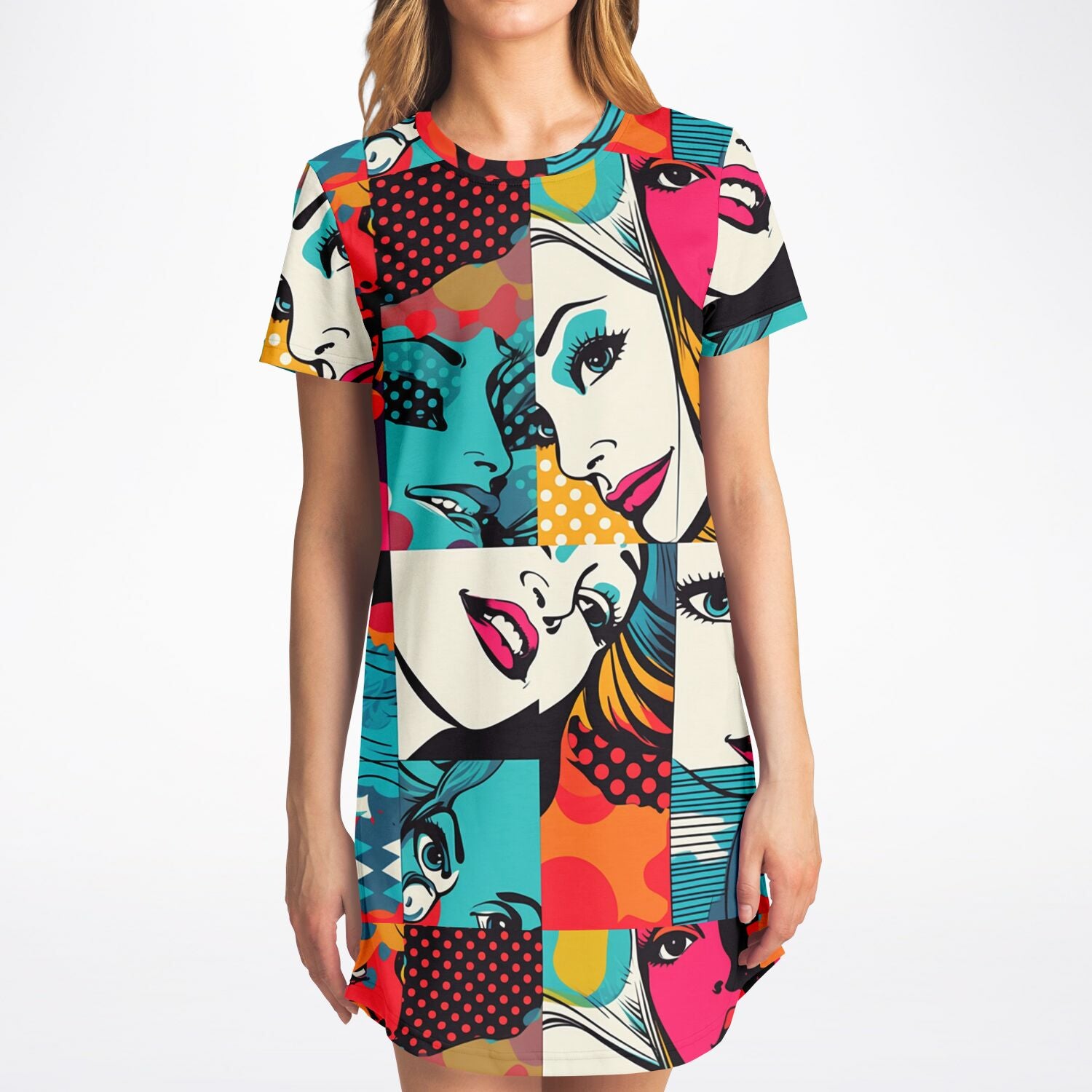 Pop Art T-Shirt Dress