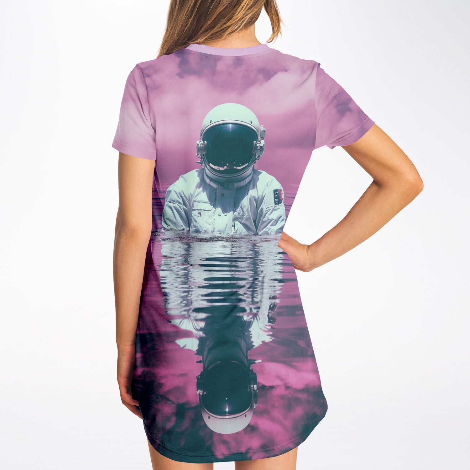 Floating Away T-Shirt Dress