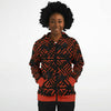 Tribal (Red) Zip-Up Hoodie