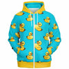 Happy Mother Ducker Zip-Up Hoodie