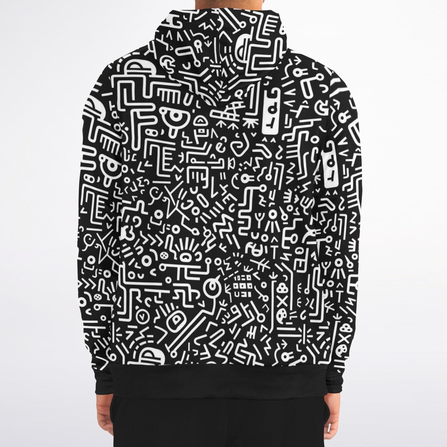 Doodle Zip-Up Hoodie