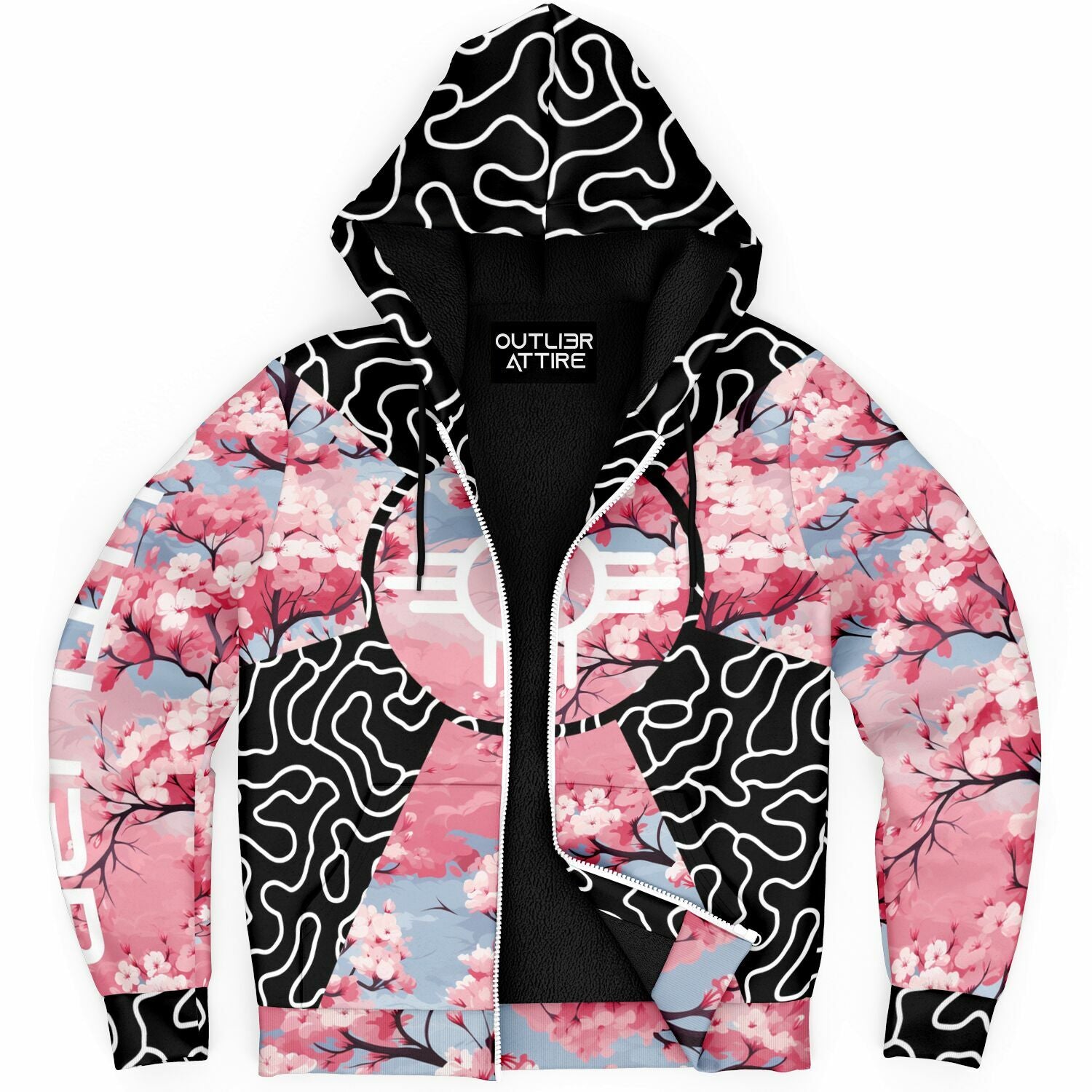 ICT Cherry Blossom Zip-Up hoodie